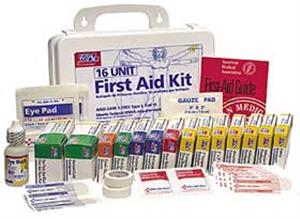 3JLT4 | First Aid Kit Bulk White 16 Pcs 16 Ppl