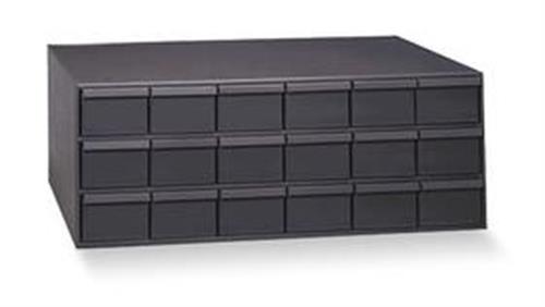 3KP88 | Bin Cab 18GrayDrwr Gry 10.75 H GrayDrwr