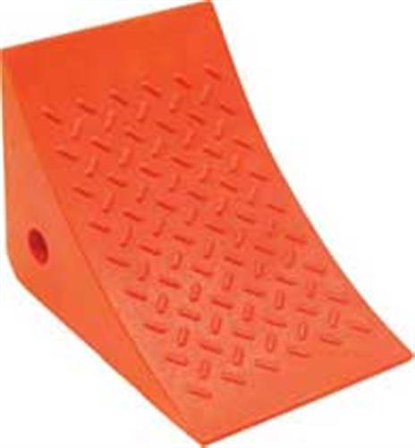 3KRT7 | Wheel Chock 8 1 2 In H Urethane Orange