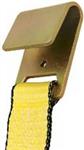 3LLG1 | M6851 Tie Down Strap Flat Hook Green