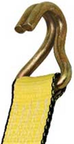 3LLG3 | M6890 Tie Down Strap Wire Hook Green