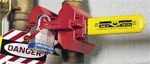 3TAP1 | Ball Valve Lockout Blue 1 2 to 2 1 2 In.