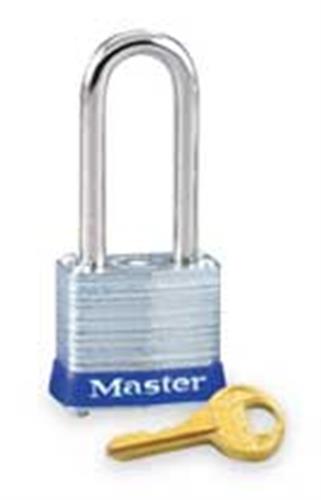 3T985 | Keyed Padlock 1 2 in Rectangle Silver
