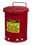 4KPX2 | Oily Waste Can 14 gal Steel Red