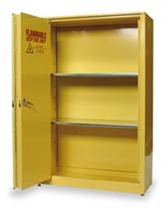 3W313 | Flammable Safety Cabinet 45 gal Yellow