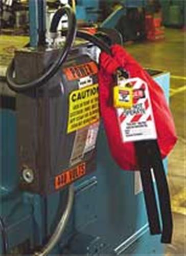 3WPF5 | Lckout Cinch Sack Cover Red 1 4 in Dia.