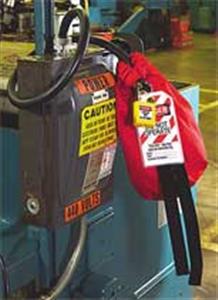 3WPF5 | Lckout Cinch Sack Cover Red 1 4 in Dia.