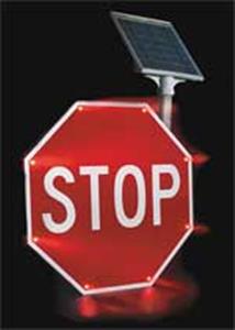 3YPF8 | LED Stop Sign Stop Aluminum 30 x 30
