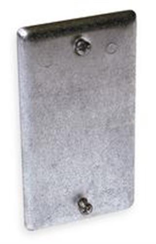 4A240 | Electrical Box Cover Galvanized Zinc