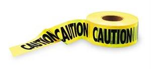 4A416 | Barricade Tape Yellow 1 000 ft L 3 in