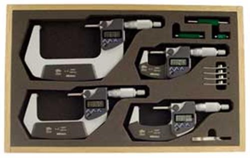 4CGG3 | Micrometer Set 0 4In 0.00005In 4Pc