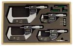4CGG3 | Micrometer Set 0 4In 0.00005In 4Pc