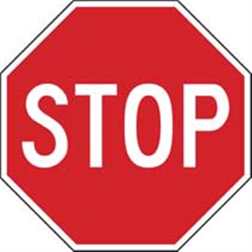 4CJH4 | D9768 Stop Traffic Sign 24 x 24
