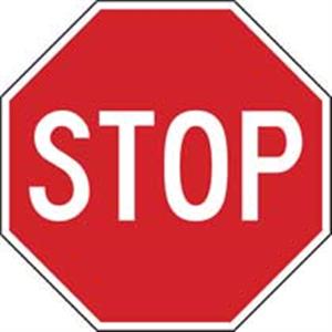 4CJH5 | Stop Traffic Sign 30 x 30