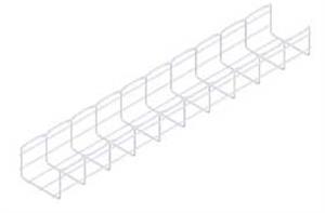 4GVX7 | Wire Mesh Cable Tray 6x4In 10 Ft
