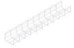 4GVX7 | Wire Mesh Cable Tray 6x4In 10 Ft