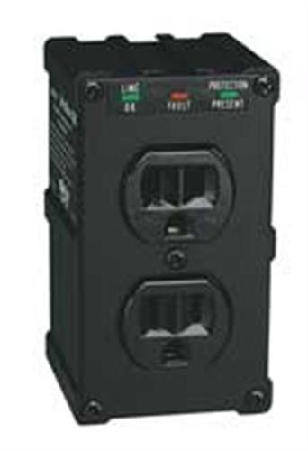 4HHH3 | Iso Surge Plug Adapter Blk 5 15P 1800W