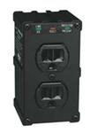 4HHH3 | Iso Surge Plug Adapter Blk 5 15P 1800W