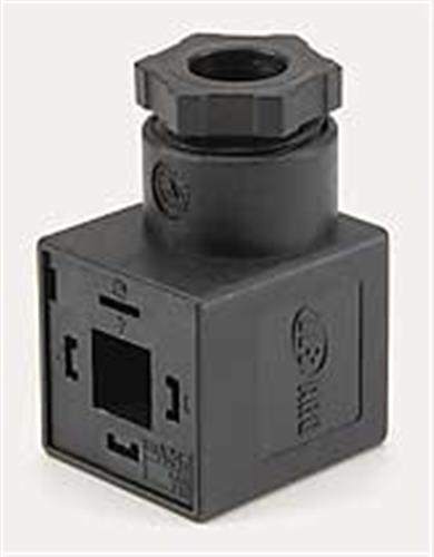 4HN57 | Solenoid Coil Connector 3 Pin 30 mm