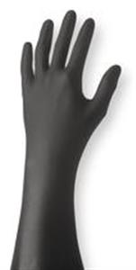 4JY26 | D1007 Disposable Gloves Nitrile S Black PK50