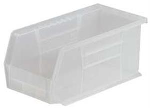 4KER5 | Hang and Stack Bin Clear Plastic 5 in
