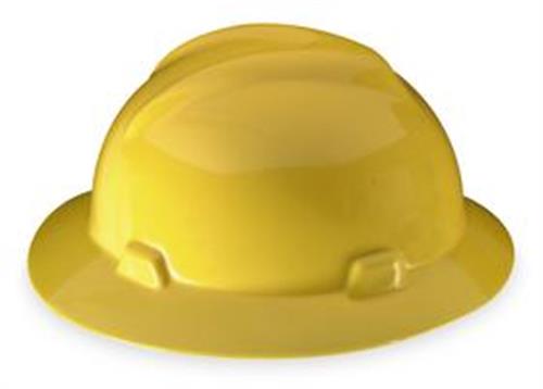 4MD30 | D0367 Hard Hat Type 1 Class E Ratchet Yellow