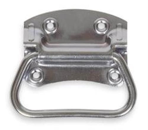 4PE28 | Folding Pull Handle Silver Steel
