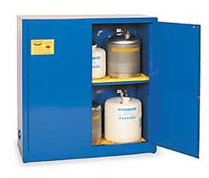 4T026 | Corrosive Safety Cabinet 30 gal Blue