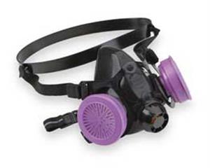 4T549 | Half Mask Respirator Silicone Black