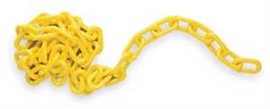 4T630 | Plastic Chain 100 ft L Yellow