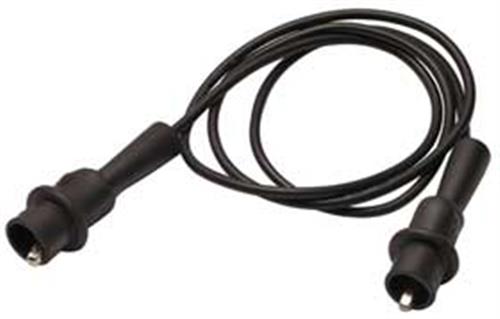 4WRE9 | Patch Cord Alligator Clip 40In Black