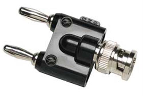 4XKV5 | BNC to Female Dbl Stacking Banana Plug