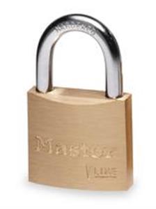 4YH21 | Keyed Padlock 3 8 in Rectangle Gold