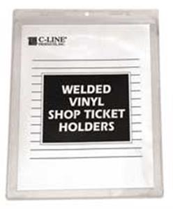 4YNT7 | Shop Ticket Holder Clear 11 7 8 H PK50