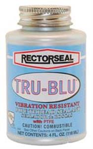 4YRW8 | RECTORSEAL Pipe Thread Sealant: Tru-Blu, 4.8 fl oz4.8 fl oz Blue