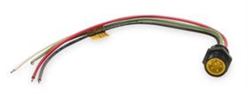 5AA58 | External Thread Receptacle 10 A Black