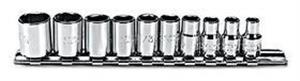 5C862 | Socket Set Chrome 3 16 to 9 16 SAE