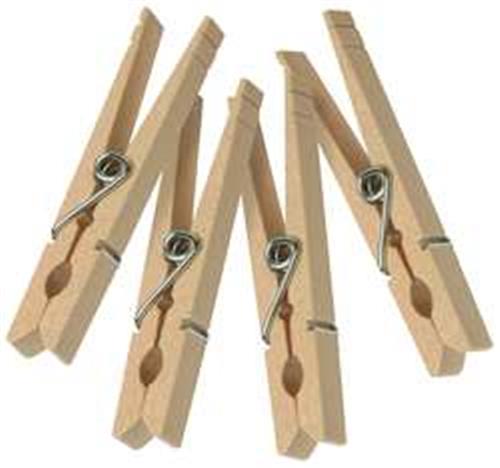 5DML8 | Clothespins 4 1 4 in L Wooden