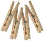 5DML8 | Clothespins 4 1 4 in L Wooden