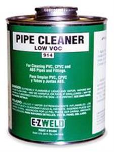 5E523 | Cleaner 8 Oz Clear PVC CPVC ABS