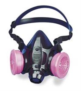5HV89 | Half Mask Respirator Kit L Black
