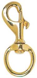 5JFC7 | Snap Hook 3 5 8 in Brass Gold
