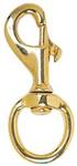 5JFC7 | Snap Hook 3 5 8 in Brass Gold
