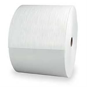 5JG37 | Dry Wipe Roll 9 3 4 x13 1 4 White 25060