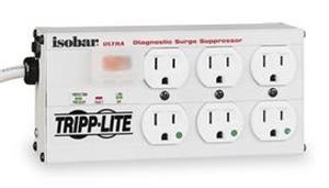 5JJ97 | Surge Protector Strip 6 Outlet Gray