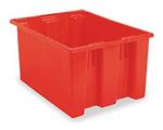 5LA15 | F8773 Stacking NestingTote 23.5inL 19.5inW Red