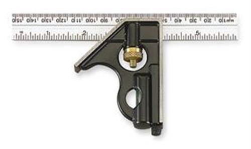 5LC23 | Combination Square 6 In Zinc