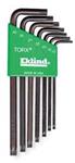 15X004 | Torx Key Set L Shape 3 3 8 to 4 7 8 in
