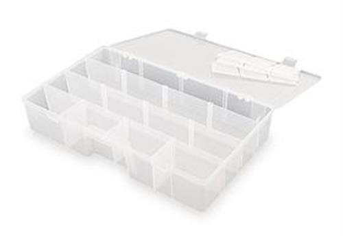 5MU42 | K4975 CompartmentBox 16.5inW 9.75inL Clear