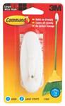 5MVK7 | Hook White Metal Plastic 1 7 8 in D